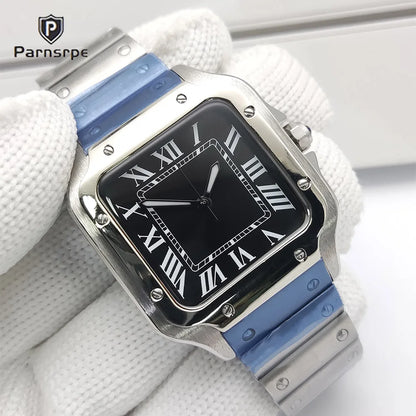 Men's Watches Square Case New NH35 Automatic Sports Watch Waterproof Fashion Design Japan Miyota NH35 Watch men's watch