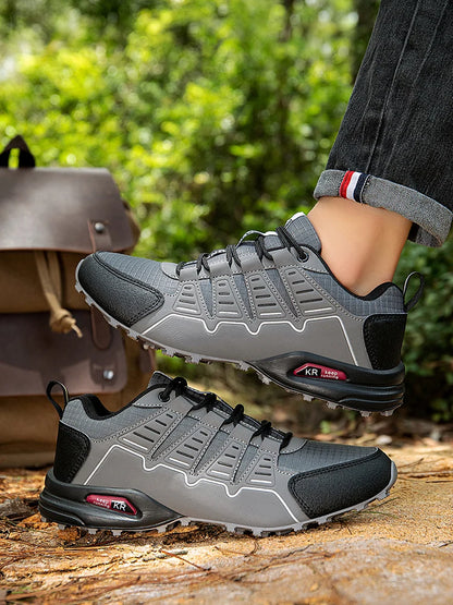Men's Hiking Shoes Waterproof All-Terrain Outdoor Sneakers Non-Slip for Trekking Camping Tactical Training Outdoor Cycling