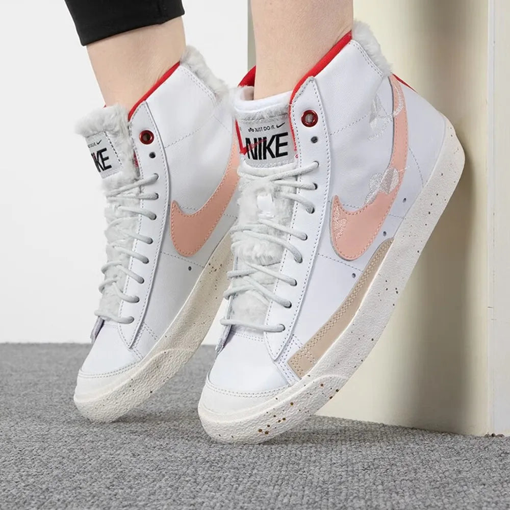 Nike Blazer High-Top Non-Slip Breathable Video Game Pixel Sports Canvas Board Shoes FD4342-181