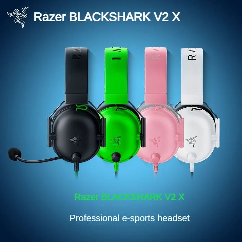 Razer BlackShark V2 X Gaming Headset – 7.1 Surround Sound Wired Gaming Headphones with Microphone for PC, PS4, PS5, Xbox & Switch