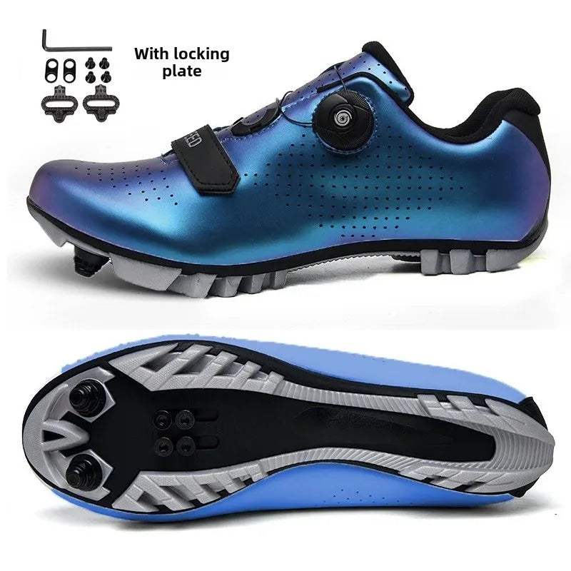Unisex Road and Mountain Bike Lock Shoes, Outdoor Pedal-Assisted Bicycle Riding Shoes, Cross-Border New Model Sports Entertainment