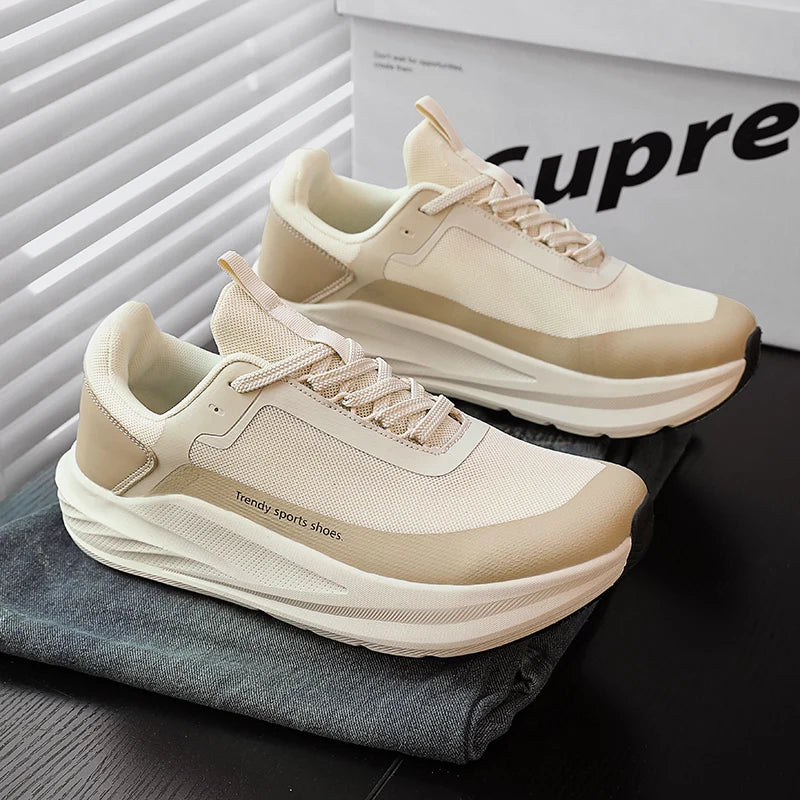 Men Running Shoes Marathon Specialty Sports Breathable Lightweight Women's Comfortable Non-slip Leisure Sneakers Plus Size 38-46