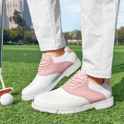 Ladies' Professional Golf Shoes, Fashionable Casual Walking Shoes, Outdoor Fitness Non-Slip Comfortable Golf Sports Shoes