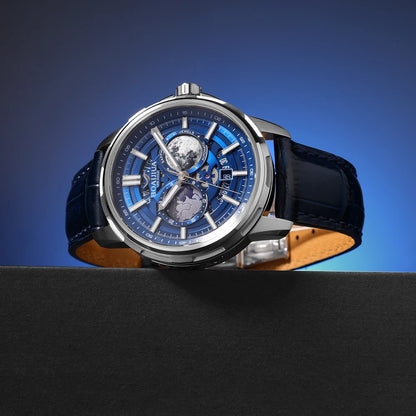 Reloj mecánico automático para hombre BORIAGE (BOAIJIUA), diseño original, resistente al agua, luminoso
