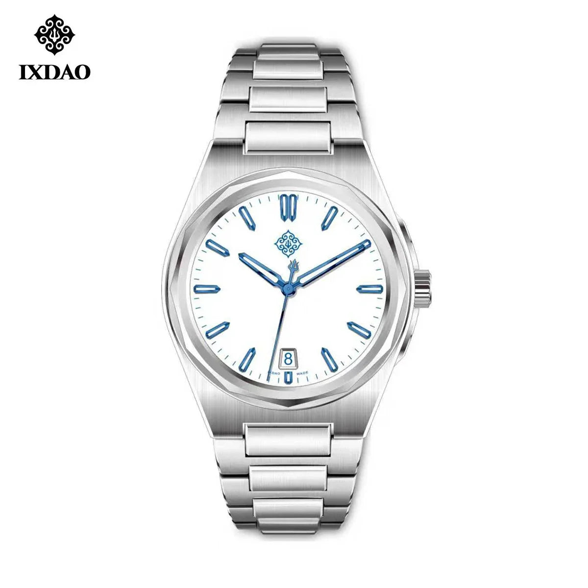 IX&DAO 2026 New Warrior 37mm Men's Automatic Mechanical Watch Enamel Plate Miyota 9015 Sapphire Stainless Steel Waterproof 10 Bar