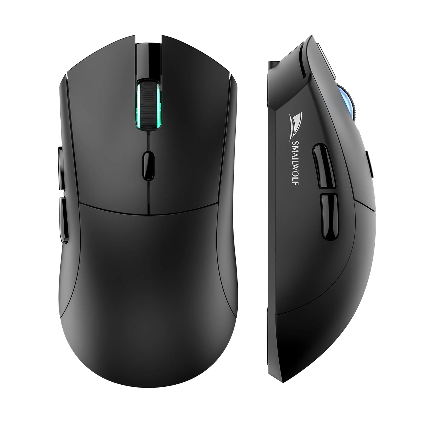 Rato gaming sem fios Bluetooth SMAILWOLF RS7, três modos, PAW3311, macros configuráveis, para portátil, gaming e escritório