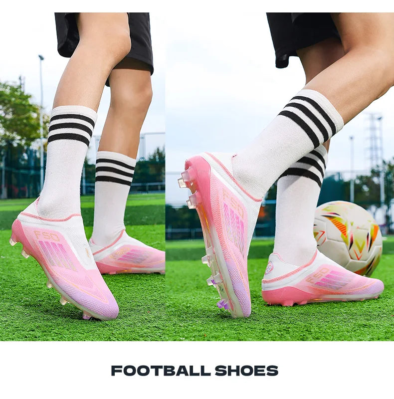 New Men Soccer Shoes Cleats Ultralight Outdoor Professional Football Boots Unisex Hot Sale Women Match FG Sneakers High-quality