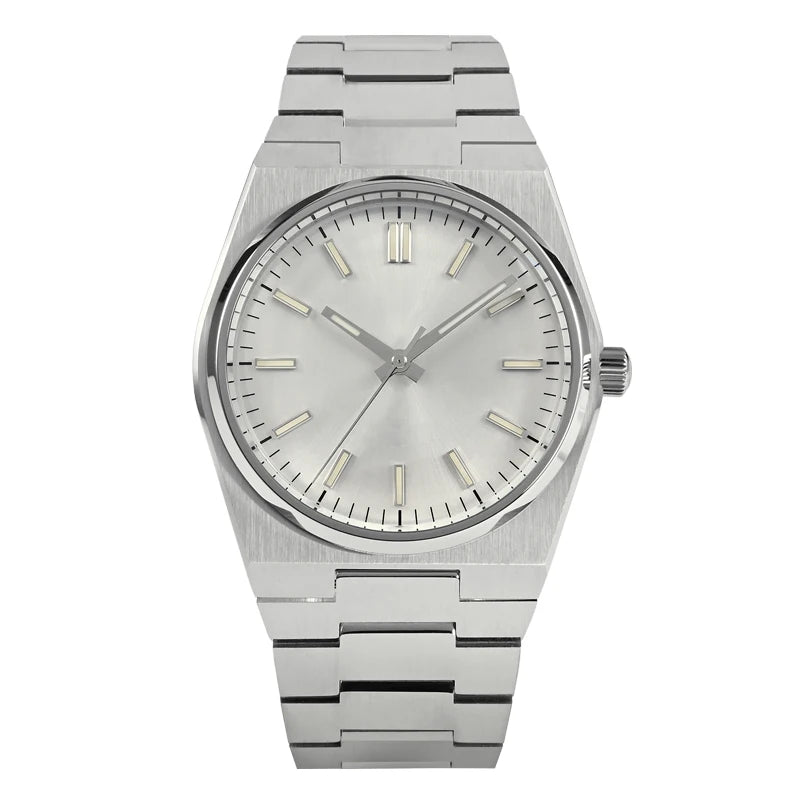 San Martin klassische Herrenuhr 40mm Miyota 9015 Luxus-Dresswatch Automatik-Mechanikuhr mit Schnellwechselarmband SN0023 Reloj