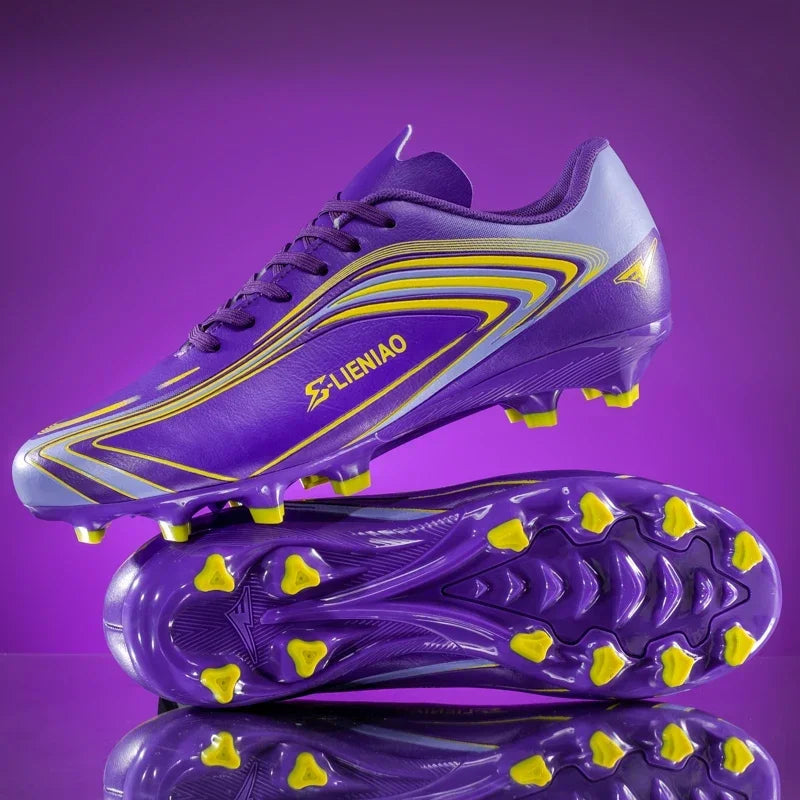 Nouvelles chaussures de football pour hommes, crampons de futsal, chaussures de soccer, chaussures de match, baskets d'intérieur de haute qualité, best-seller, antidérapantes, pour entraînement et extérieur