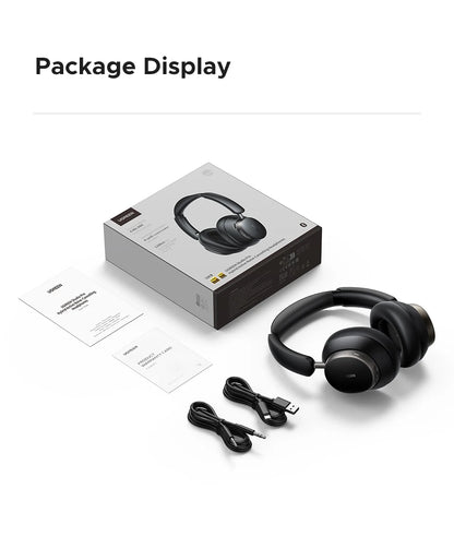 Cuffie wireless UGREEN Studio Pro ANC 48dB – Cuffie over-ear Bluetooth 6.0 Hi-Res LDAC con 120H di autonomia