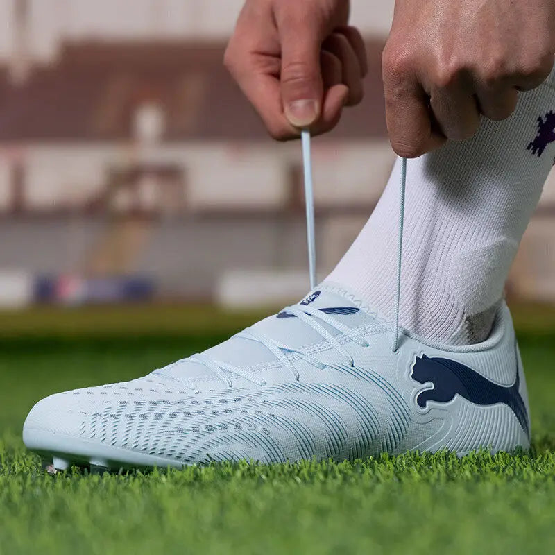 PUMA Mid MG Multi Ground Soccer Cleats Men Training Match Artificial Grass Football Shoes 108914-03