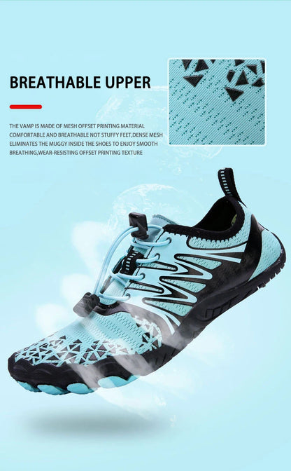 EOCENE męskie i damskie barefoot buty wodne do sportów outdoorowych, szybkoschnące buty na plażę, do pływania, fitnessu, brodzenia, trekkingu i jazdy na rowerze