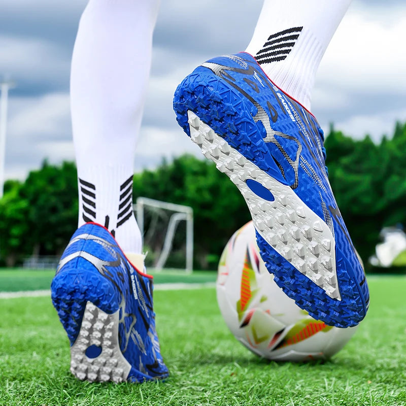Nouveaux hommes chaussures de Football Sport formation bottes de Football doux ultraléger respirant professionnel baskets unisexe herbe crampons Match