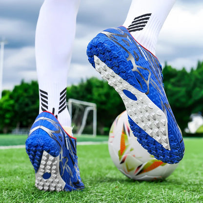 Nouveaux hommes chaussures de Football Sport formation bottes de Football doux ultraléger respirant professionnel baskets unisexe herbe crampons Match