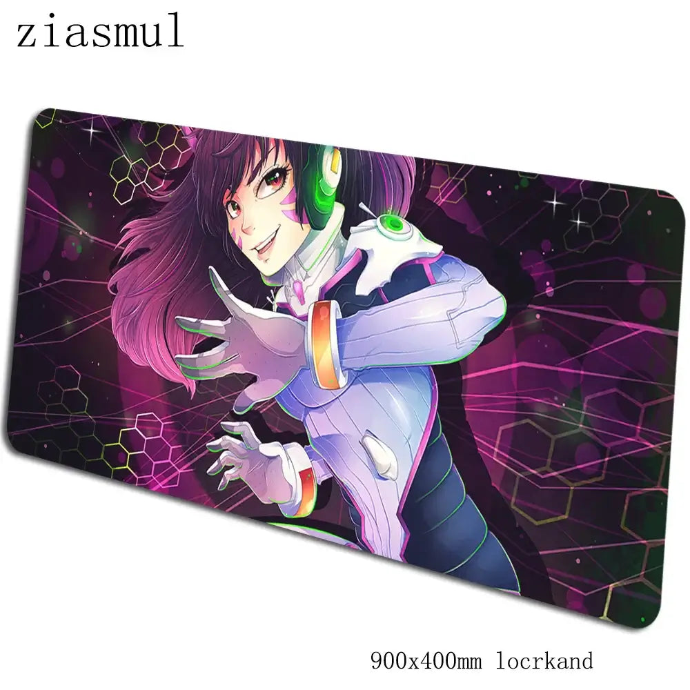 Overwatch-Mauspad 90x40cm, ästhetisches Gaming-Mauspad, wunderschönes personalisiertes Mauspad, Tastatur- und PC-Unterlage