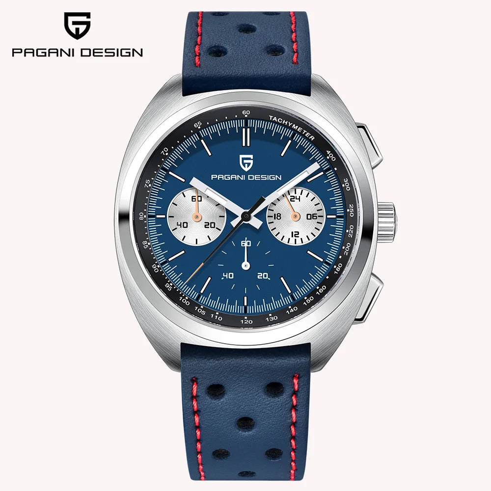 Pagani Design 2026 Fashion Men's Quartz Watch Top Brand Luxury Sapphire VK63 Men's Chronograph All-Steel Diving Relógios Masculino