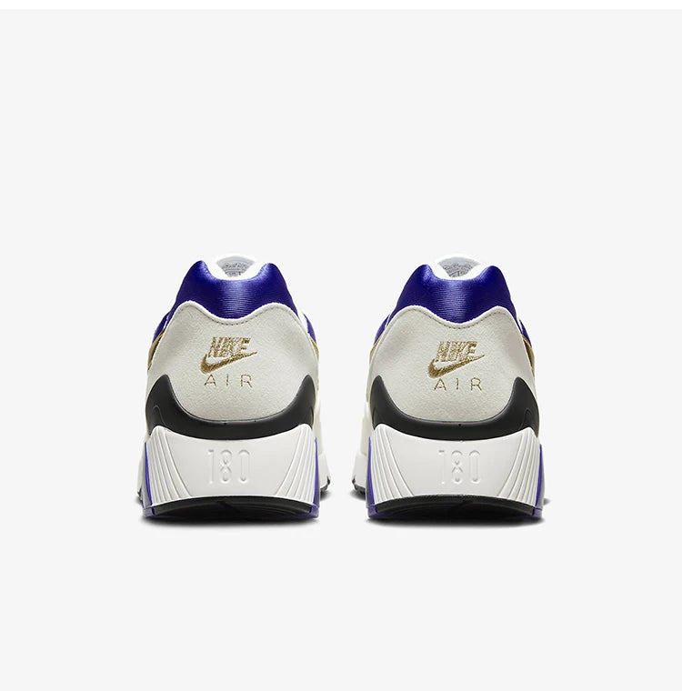 Nike Air Max 180 FJ9259-100 genuínos para homem, ténis de corrida duráveis e com bom suporte