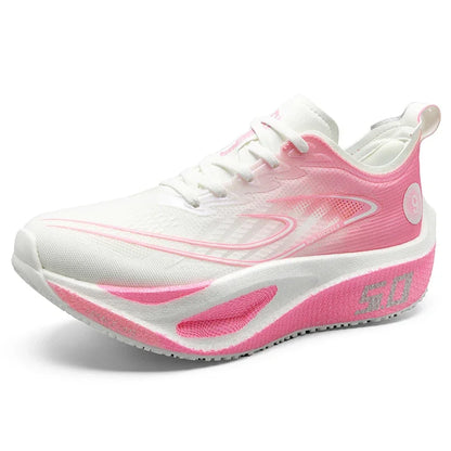 Unisex 2025 Laufschuhe mit Vollcarbonplatte – professionelle Marathon-Rennschuhe, leicht, federnd gedämpft und atmungsaktiv