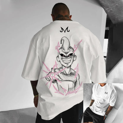 Dragon Ball Z Print Short Sleeve Cotton T-Shirt Son Goku Vegeta Men Women Clothes Harajuku Y2k Tee Vintage Summer Streetwear