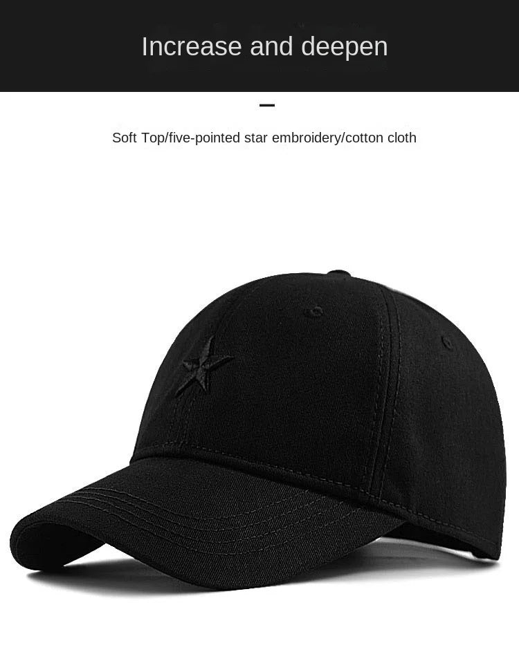 Big Head Plus Size Baseball Cap 100% Cotton Fits Men Women Adjustable Dad Hat Oversize 58-60cm 61-65cm