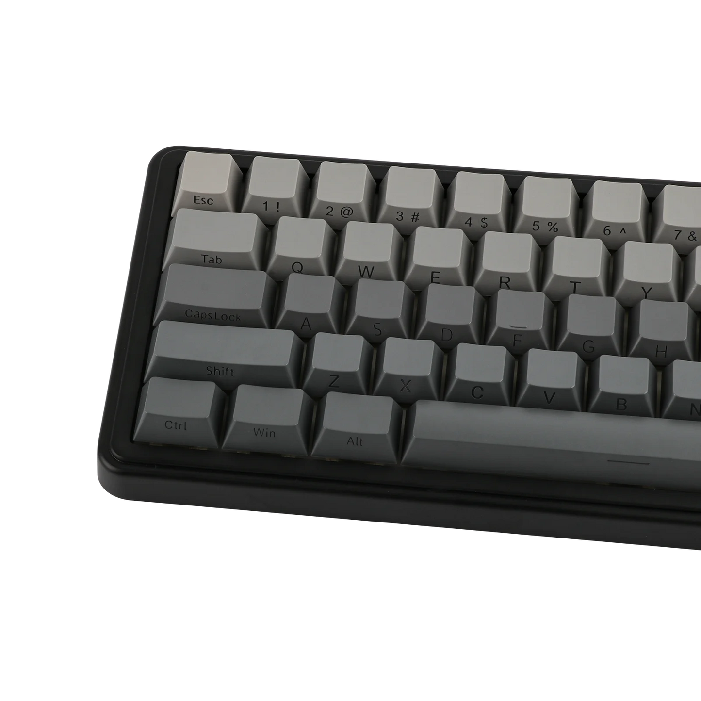 Teclado mecânico EPOMAKER x AULA F65 com layout 65%, hot-swap, montagem gasket e ligação com fios/Bluetooth/2.4G sem fios para Mac/Win