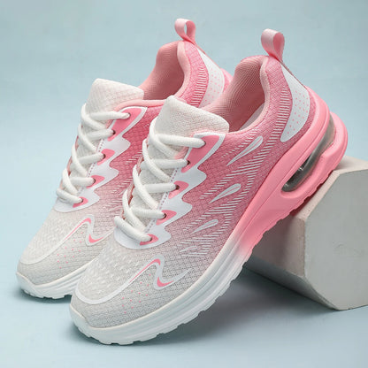 Sneaker Women Walking Shoes Women's Fashion Air Cushion Mesh Breathable Tennis Sport Shoes