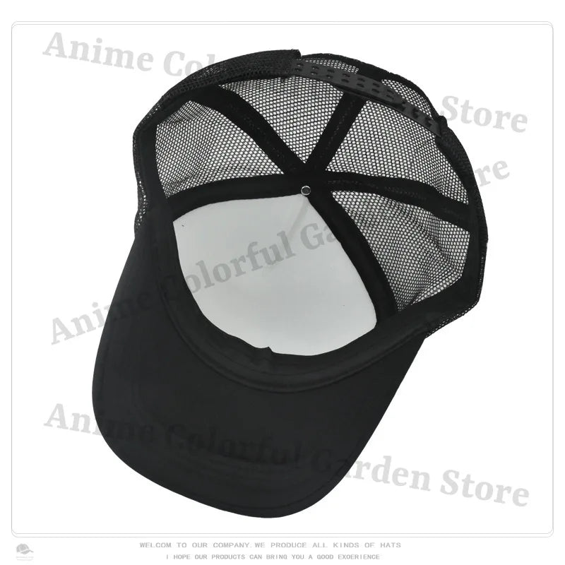 Sprunki Parent-child Baseball Cap Anime Cartoon Hip Hop Flat Caps Men Women Kids Summer Fashion Sunshade Breathable Hats Gifts