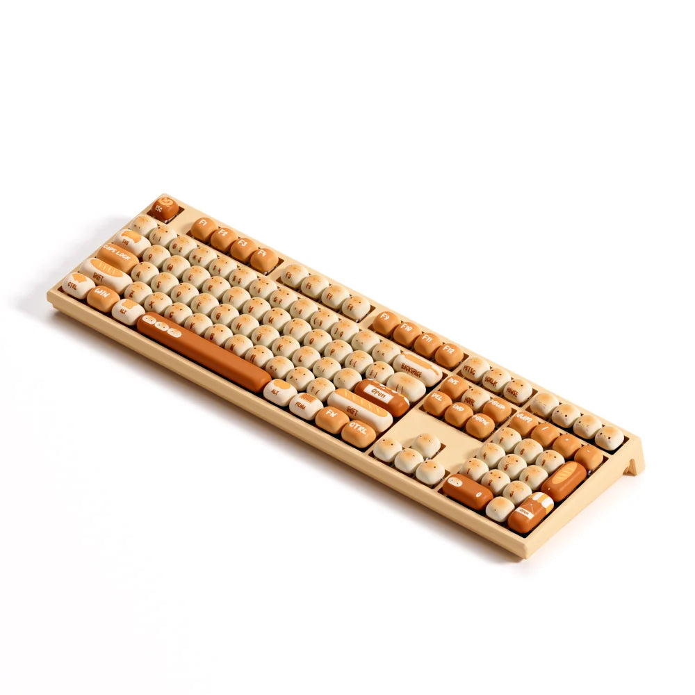 Akko MonsGeek MG108B Bun Wonderland kabellose mechanische Tastatur MOG-Profil RGB 108 Tasten Full Size Hot Swap USB / 2.4G / BT 5.0