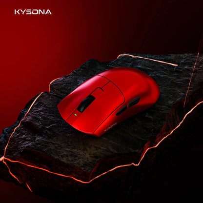 KYSONA Jupiter Series Gaming Mouse Wired Wireless Mice 8Khz PAW3950 Sensor Bluetooth 46g Rechargeable Web Driver For PC Laptop