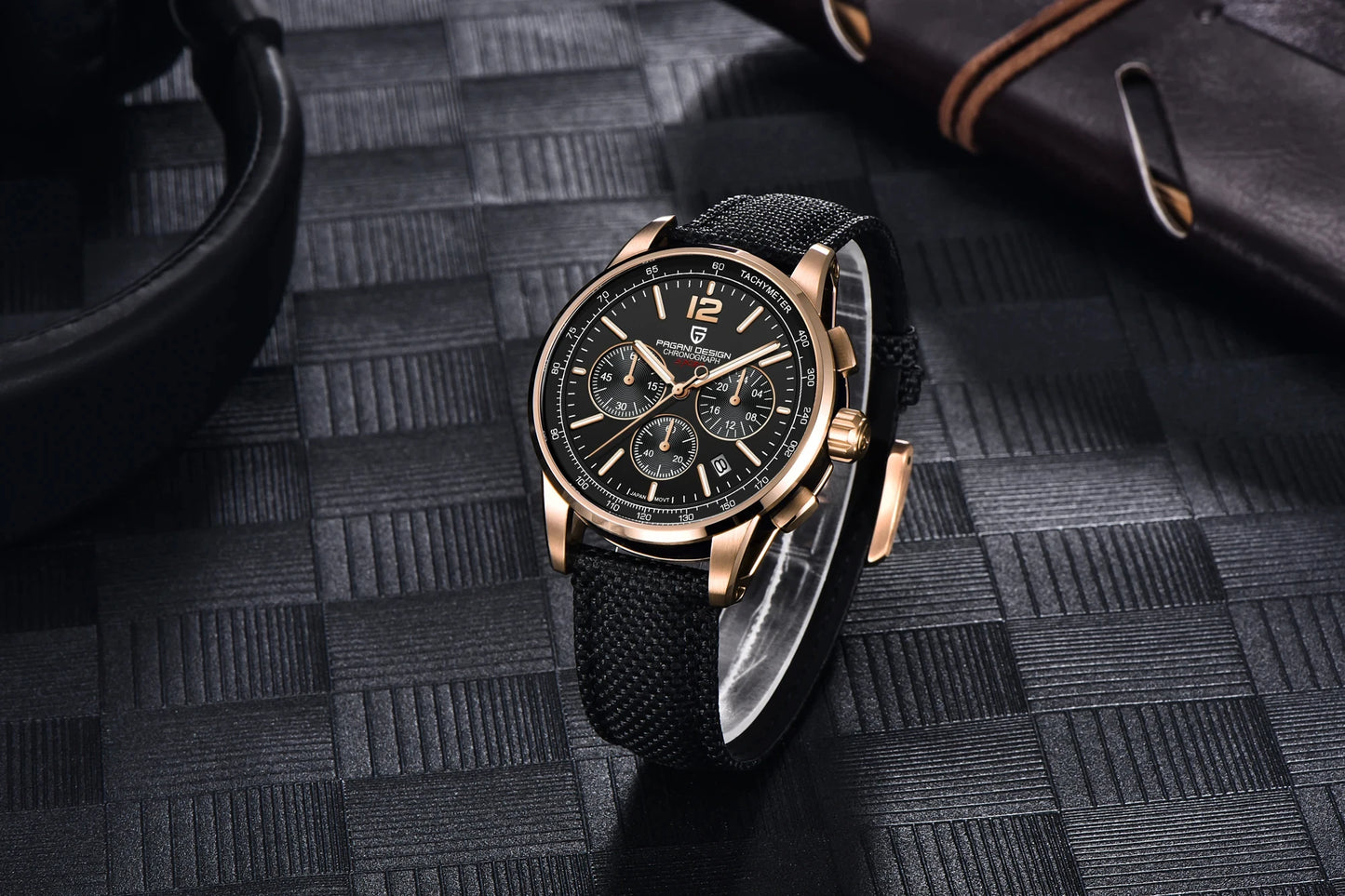 PAGANI DESIGN 2026 New Luxury Fashion Casual Men Quartz Watches VK63 100M Water Resistant Sapphire Glass Stainless Steel Watches