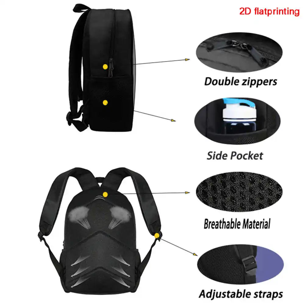 Kids School Backpack with Front Pocket, Light Weight Cartoon Fortnite Children Backpack For Age 6-9, Bags For Boys Girls