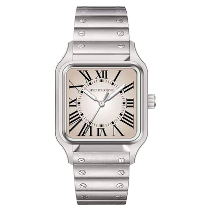 2025 New 34MM Specht & Söhne Quartz Watch Japan VH31 Movement Sapphire Blue Color Ultrathin Stainless Steel Men's Watch