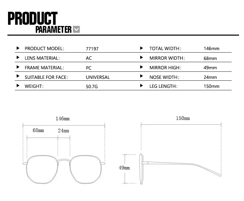 New Fashion Casual Orange Square Sunglasses For Women Men Vintage High Quality Sun Glasses Shades UV400 Eyewear