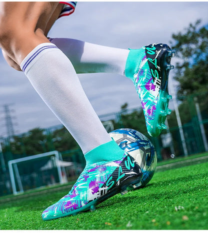 Botas de fútbol profesionales para hombre, zapatillas de fútbol Society, tacos de fútbol FG ultraligeros para entrenamiento, calzado deportivo de fútbol para exterior
