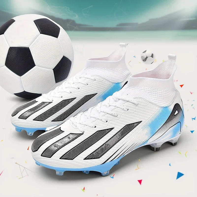 New Men's Football Boots Cleats Boys Ultralight Sport Soccer Shoes Adult Professional Non-Slip Comfortable Training Match Grass