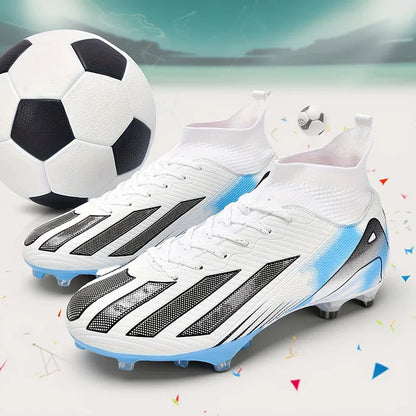 New Men's Football Boots Cleats Boys Ultralight Sport Soccer Shoes Adult Professional Non-Slip Comfortable Training Match Grass