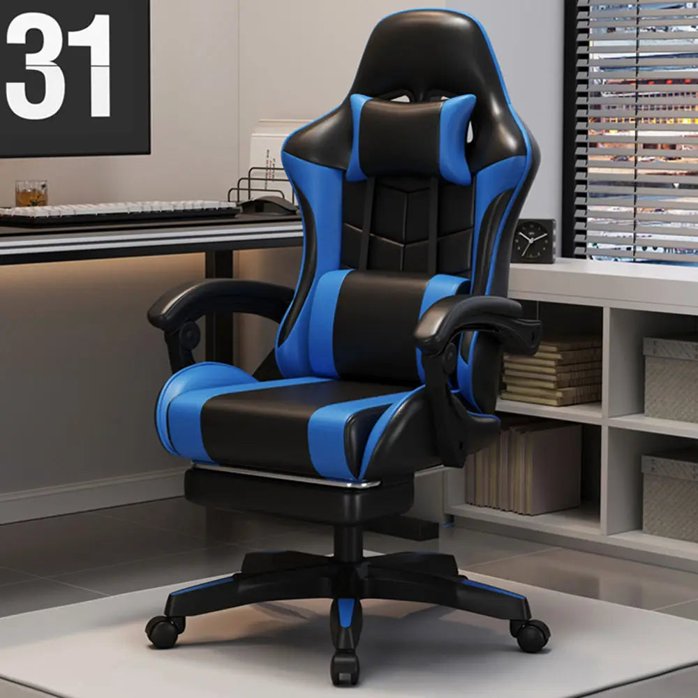 Sedia gaming ergonomica per home office, lunghe sessioni e streamer, regolabile, reclinabile, leggera e resistente