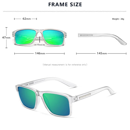 VEITHDIA Polarized UV400 Sunglasses Fashion Photochromic Gradient Mirror Lens Sports Driving Eyeglasses for Men And Women X7919