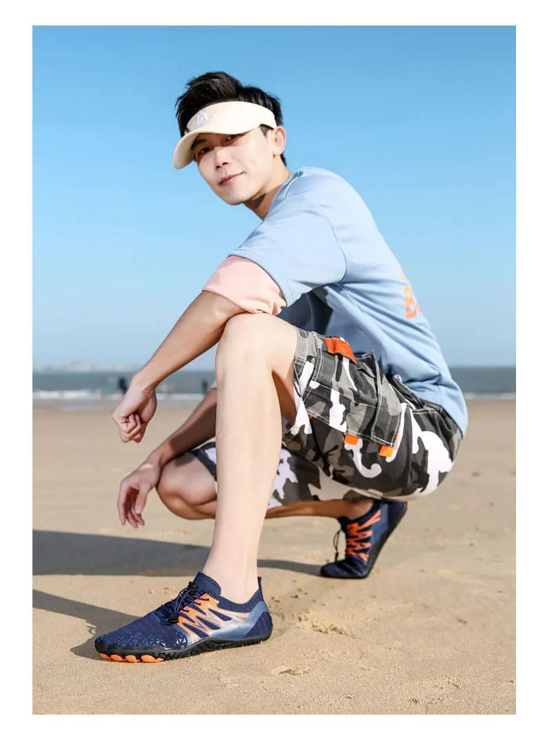 EOCENE męskie i damskie barefoot buty wodne do sportów outdoorowych, szybkoschnące buty na plażę, do pływania, fitnessu, brodzenia, trekkingu i jazdy na rowerze