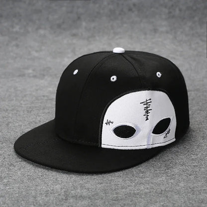 Herren-Baseballkappe mit Buchstabenstickerei, „Tide“, universell kombinierbar, flache Krempe; Damen-Sommer-Hip-Hop-Kappe, Outdoor-Sonnenkappe, verstellbare Schirmkappe