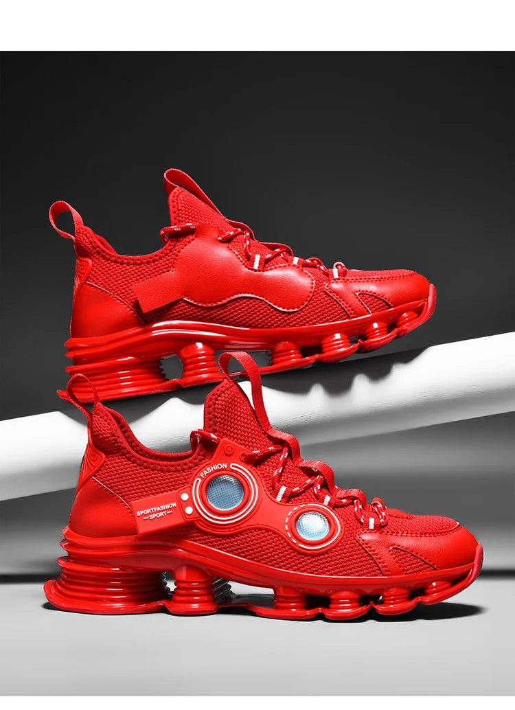 Men's Basketball Shoes Breathable Cushioning Non-Slip Wearable Running Shoes Gym Training Athletic Basketball Sneakers for Men