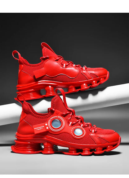 Men's Basketball Shoes Breathable Cushioning Non-Slip Wearable Running Shoes Gym Training Athletic Basketball Sneakers for Men