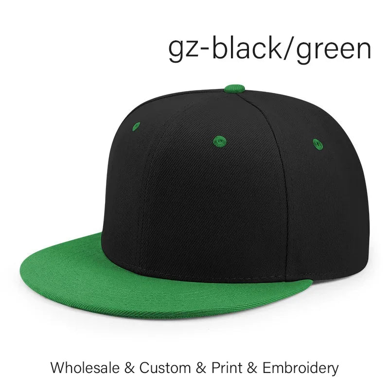 SLECKTON Custom Logo Hats High-quality Hiphop Snapback Caps Letter Embroidery Brand Design Trucker Cap Wholesale Hat Adult