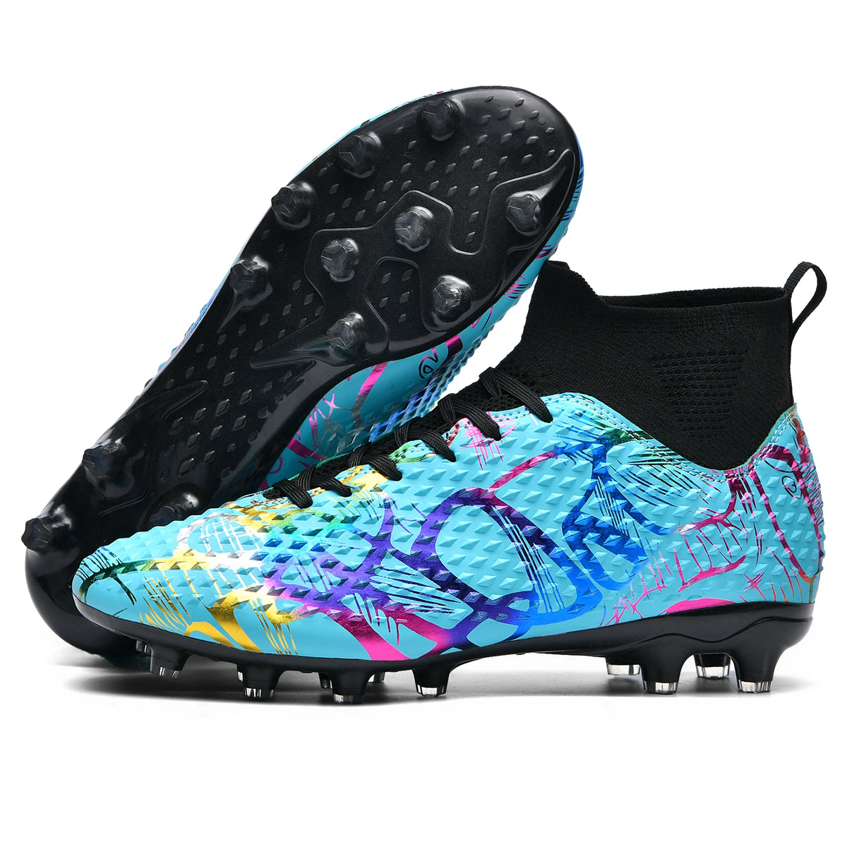 Chaussures de football de compétition à crampons, confortables, respirantes, pour l'entraînement et les matchs, une paire, tailles 31-46