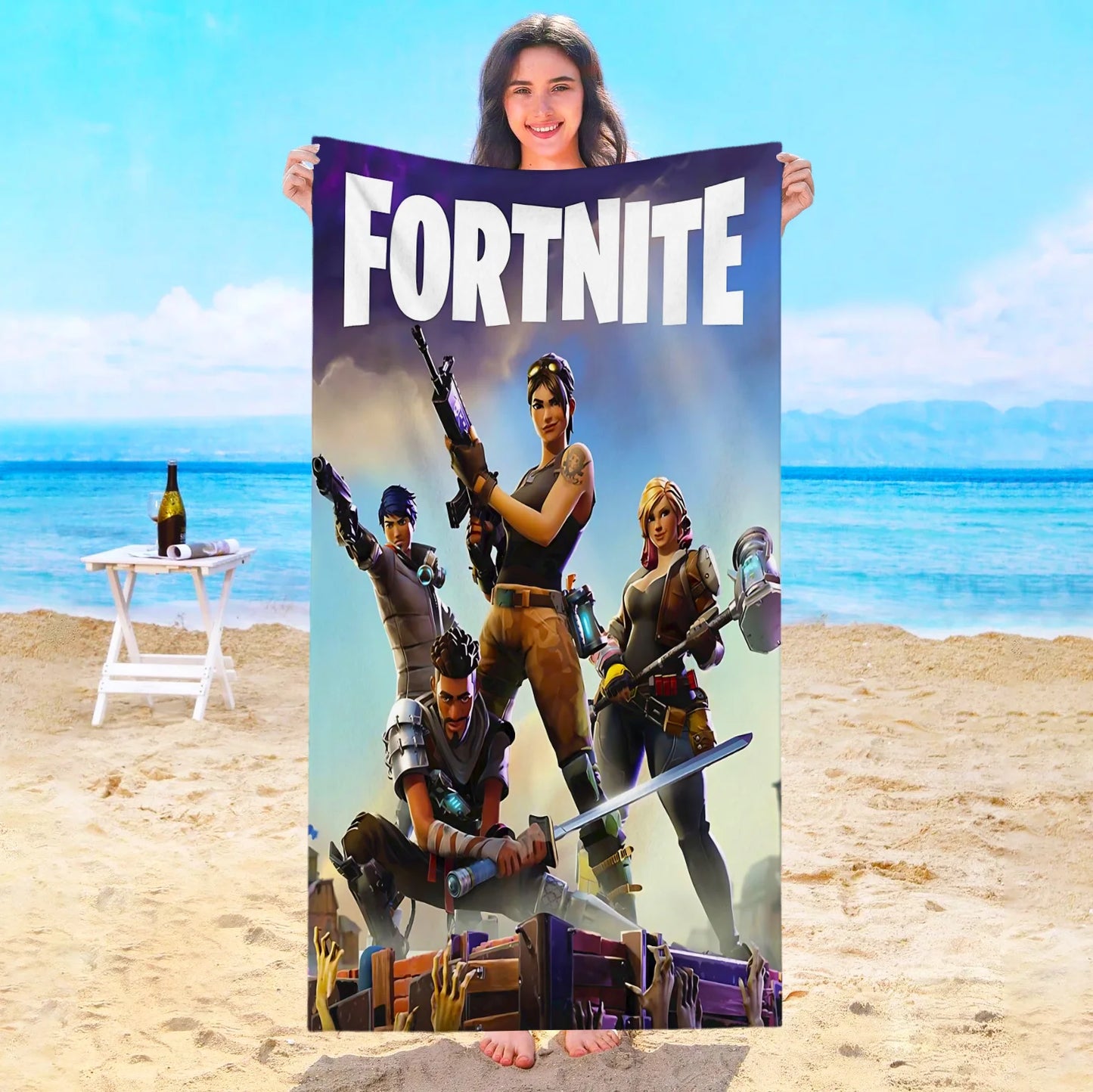 Game F-Fortnites Strandtuch Hotelhandtücher Badezimmer Sauna Spa Playa Reise Schwimmbad Für Zuhause Babybad Mikrofaser Fitnessstudio Dusche