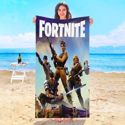 Game F-Fortnites Strandtuch Hotelhandtücher Badezimmer Sauna Spa Playa Reise Schwimmbad Für Zuhause Babybad Mikrofaser Fitnessstudio Dusche