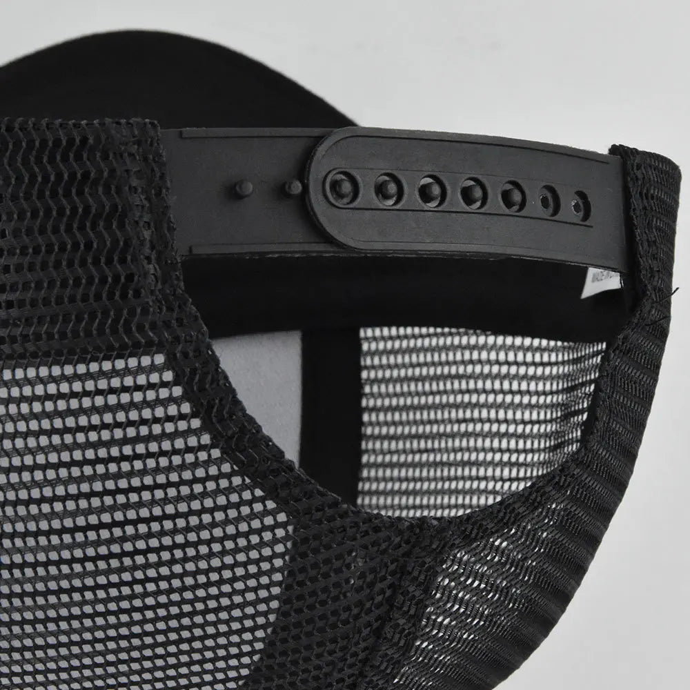 Customized Logo Hard Top 5 Panels Mesh Baseball Cap For Men Women Advertising Cap Breathable Sun Hat Solid Color Visor Gorra