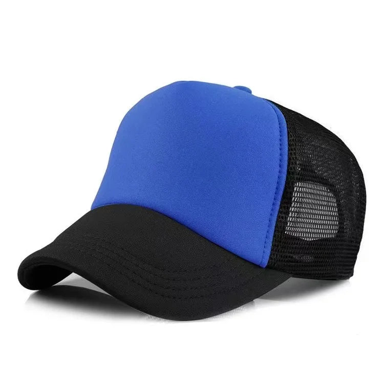Customized Logo Mesh Baseball Caps Men Women 5 Panel Cheaper Trucker Hats Sports Team Snapback Caps Summer Sun Dad Hat Gorras