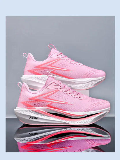 Specialty Marathon Running Shoes for Men Sports Breathable Lightweight Carbon Plate Women's Comfortable Athletic Non-Slip Sneakers