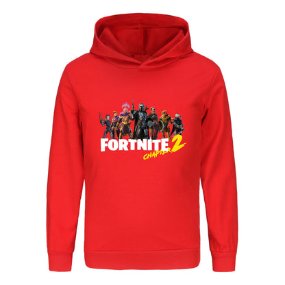Detská mikina s kapucňou Fortnite, detské kreslené oblečenie, unisex pre chlapcov, mikiny s kapucňou s dlhým rukávom, ležérne kabáty pre mladších a dievčatá 1007